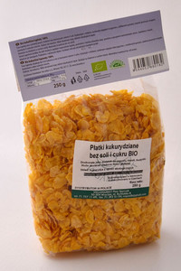 Płatki kukurydziane bez soli i cukru BIO 200 g