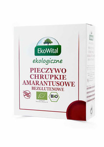 Pieczywo chrupkie z mąką amarantusową BEZGL. BIO 100 g EkoWital